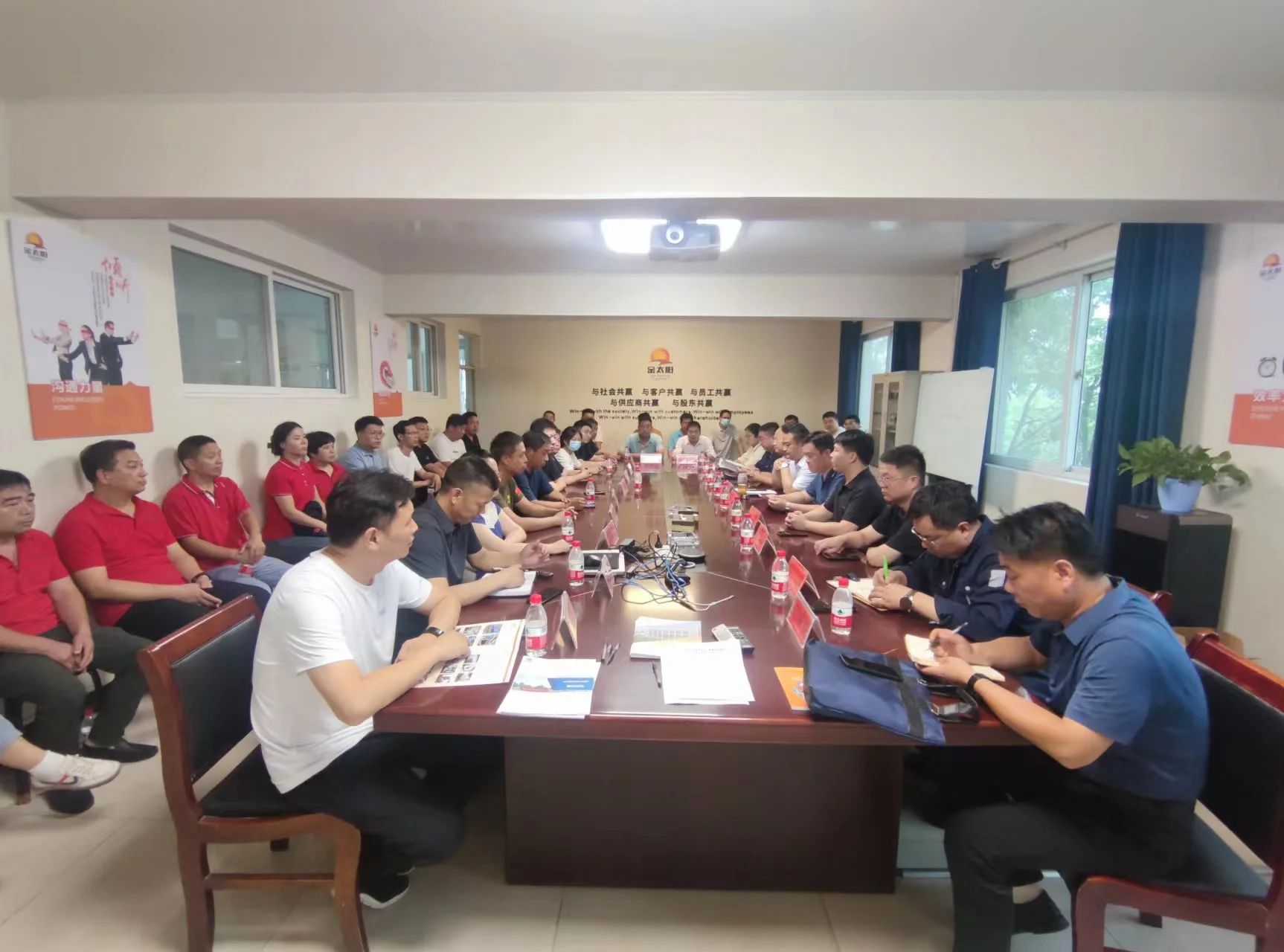 延津縣2023年工貿(mào)企業(yè)防汛應(yīng)急演練在我司舉行！